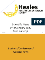 Scientific News 5th of January 2020