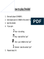 How To Play Dreidel