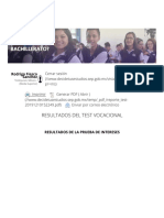 Reporte - Test Vocacional - DTE - SEP - Gob - MX PDF