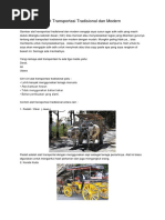 Sejarah dan Fungsi Pedati Tradisional | PDF