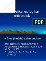 Aritmetikai És Logikai Műveletek