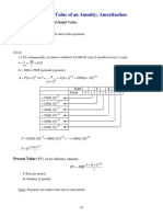 Present Value Annuity