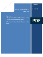 TOS 5 Unit 2c T Beams and L Beams