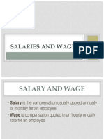 Salaries and Wages