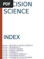 Decision Science