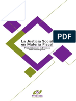 La Justicia Social en Materia Fiscal