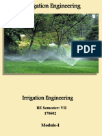 Irrigation Engineering Unit I