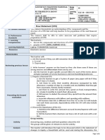 CFS Lesson Plan for Grade 10 Students