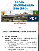 Badan Permusyawaratan Desa (BPD)