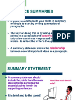 Summarywriting