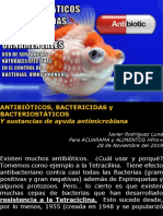 ANTIBIOTICOS, BACTERICIDAS y BACTERIOSTÁTICOS PARA PECES ORNAMENTALES (Por Javier Rodriguez Luna para ACUARAMA y HPro+ 28 Noviembre 2019) PDF