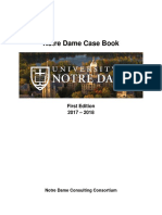 Notre Dame Case Book 2017