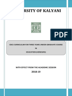 Education UG-CBCS - Hons PDF