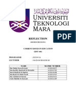 Reflection - Home Schooling (Group 1) - Edu 646