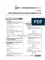 Tema 25 - Sistema de Ecuaciones I y II PDF