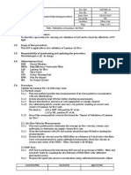 SOPMS31 Validation of Laminar Air Flow