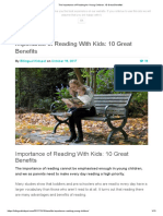 The Importance of Reading For Young Children - 10 Great Benefits! PDF