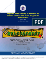 Regional MTOT Measurement