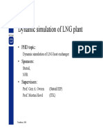 Dynamic Simulation of LNG Plant