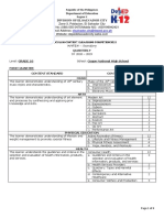 Mapeh 10 Curriculum Content