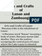 Arts and Crafts of Lanao and Zamboanga