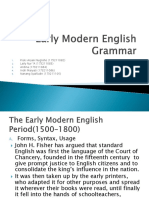 Early Modern English Grammar