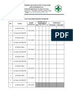 Daftar Hadir Dokter Internsip