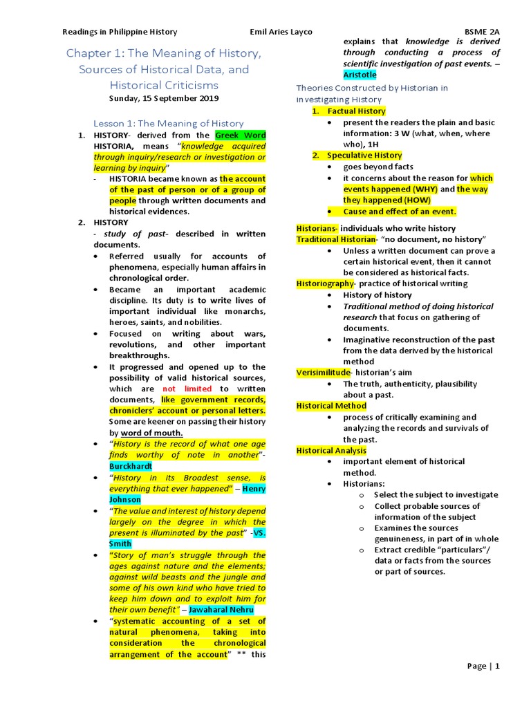 Understanding Philippine History Sources | PDF | Historian | Scientific ...