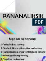 PANANALIKSIK