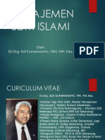 Manajemen SDM Islami