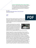 Risk Assesment For Cleaning Validation PDF