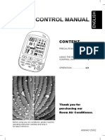 REMOTE CONTROL MANUAL