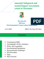 2.environmental Safeguard and Environmental Impact Assessment System in Myanmar