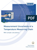 Jumo-Measurement Uncertainty in A Temperature Measuring Chain