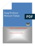 Sang Profesor Mencari Tuhan