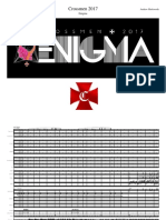 Crossmen 2017 Enigma Full Hornline Transcription Partial PitDrumline WIP