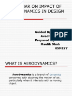 Impact of Aerodynamics in Design
