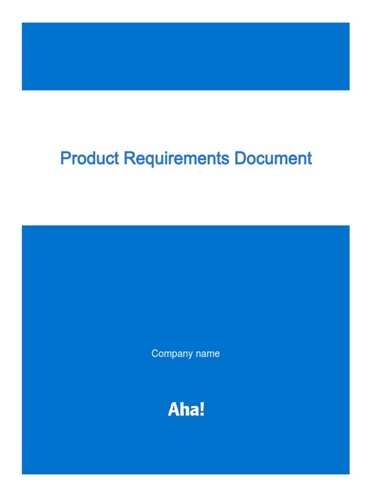 Product Requirements Document Template | PDF