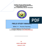 Compostela Valley State College Field Study Manual