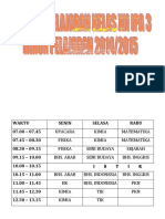 Jadwal Ke 2