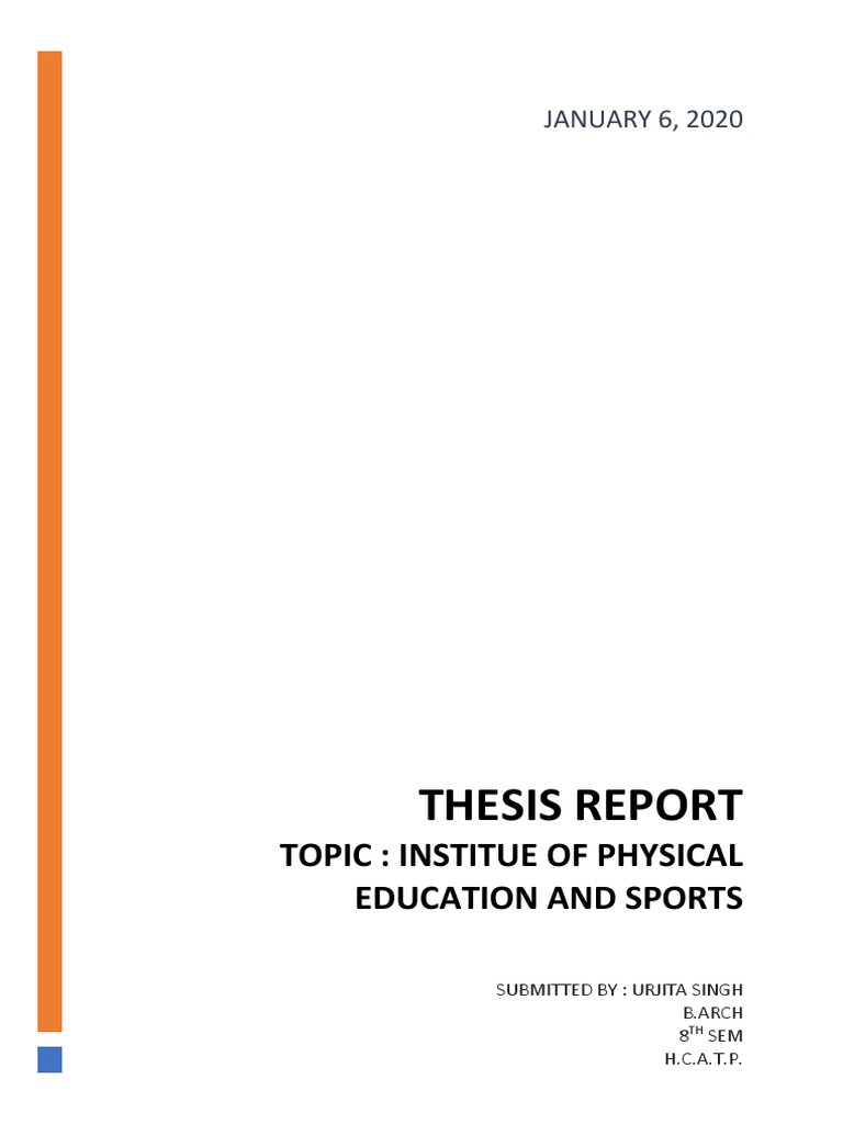 Thesis Sports Complex PDF PDF Case Study Infrastructure