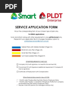 Service Application Form - December