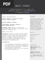 Amit Dubey - Resume Angular