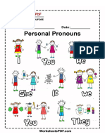 Personal Pronouns