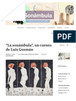 "La sonámbula", un cuento de Luis Gusmán - Sonámbula