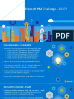 Microsoft - ISB PM Challenge Campus Round