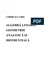 Algebra Liniara I - Codruta Chis PDF