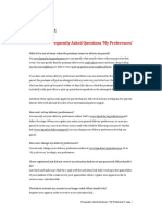 FAQ My Preferences ENG PDF