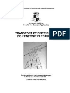 Transport Et Distribution de Lenergie Electrique PDF, PDF, Champ  magnétique