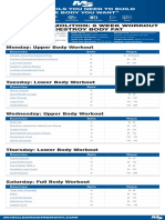 OACP Training Log Template (Word Edit) | PDF | Physical Fitness ...